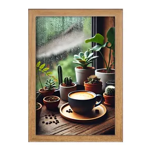 تابلو خندالو مدل فنجون قهوه  کد F10411