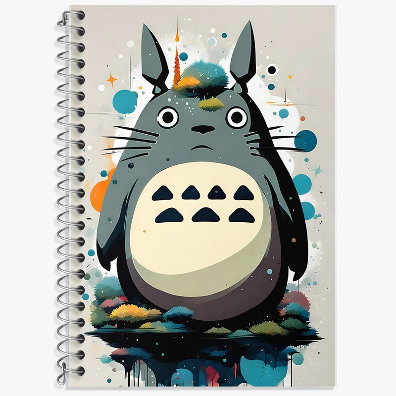 دفتر نت موسیقی 50 برگ خندالو طرح انیمه توتورو (Totoro) کد F6676
