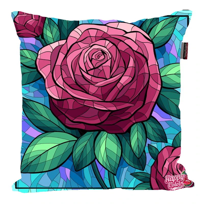 کوسن پاد آفرین مدل عشق طرح گل کد PK30837