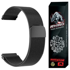 بند راینو مدل Milanese مناسب برای ساعت هوشمند میبرو Air / C2 / Lite / Color / 20mm