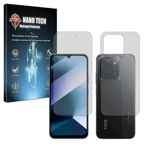 Nano tech Tough model Matte screen protector suitable for Xiaomi Poco C85 4G mobile phone along with the back protector
