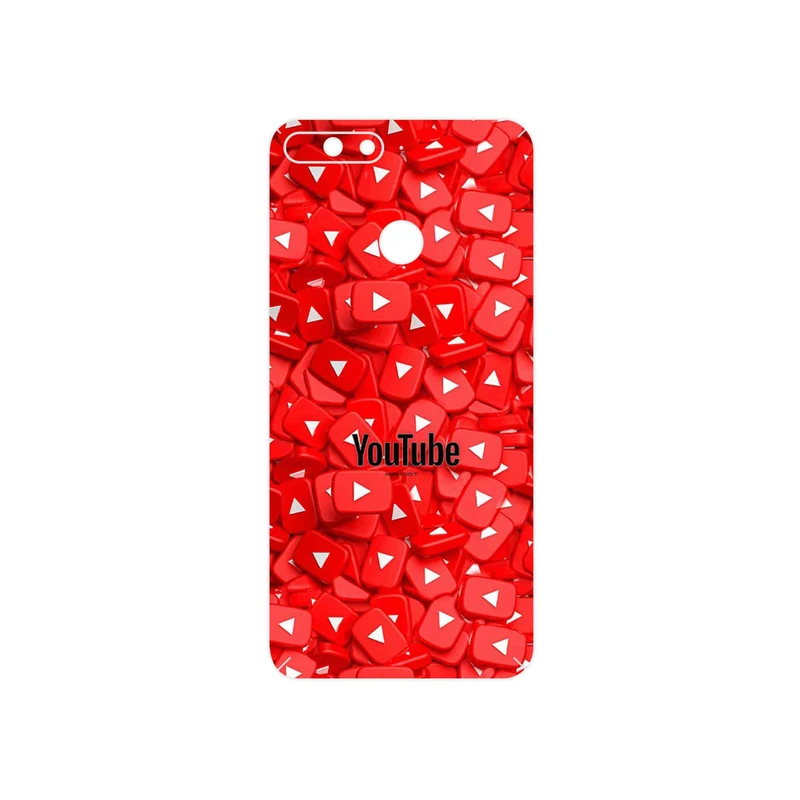 برچسب پوششی ماهوت مدل Youtube مناسب برای گوشی موبایل آنر 7A