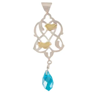 آویز گردنبند نقره زنانه کد 125011