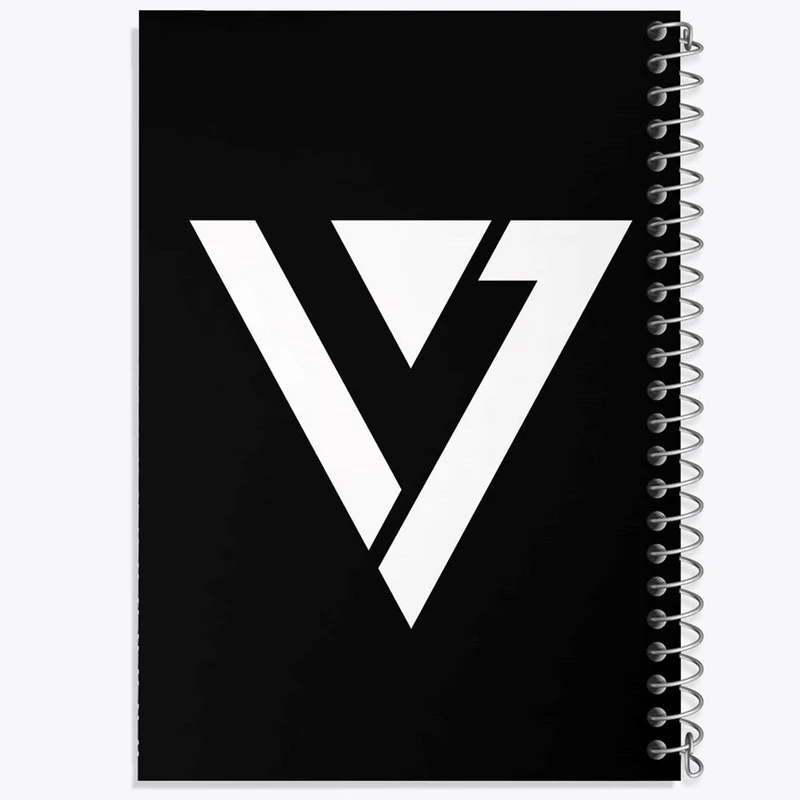 دفتر مشق 100 برگ خندالو طرح گروه سونتین Seventeen کد 12486