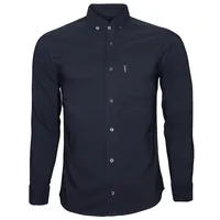 پیراهن آستین بلند یقه برگردان با تنخور معمولی (regular fit) مردانه مدل تک جیب&nbsp;09
