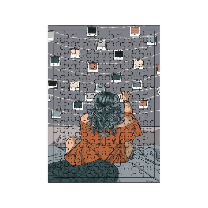 پازل 117 تکه مدل دختر کد 1558