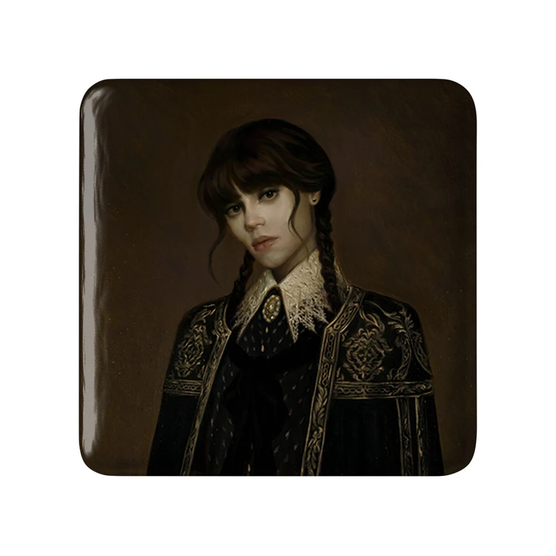 مگنت خندالو طرح ونزدی Wednesday  مدل مربعی کد 22058