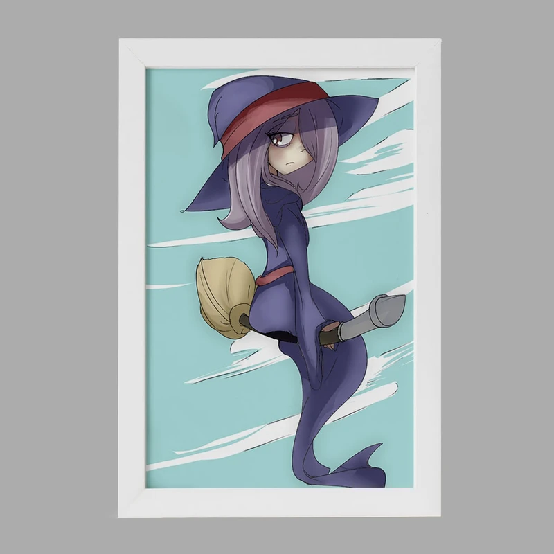 تابلو خندالو مدل سوسی انیمه جادوگران کوچک Little Witch Academia  کد 22904