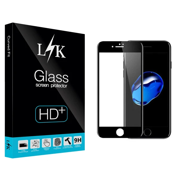 محافظ صفحه نمایش ال کی مدل Hard glass مناسب برای گوشی موبایل اپل Apple 6 Plus/6s Plus/7 Plus/8 Plus