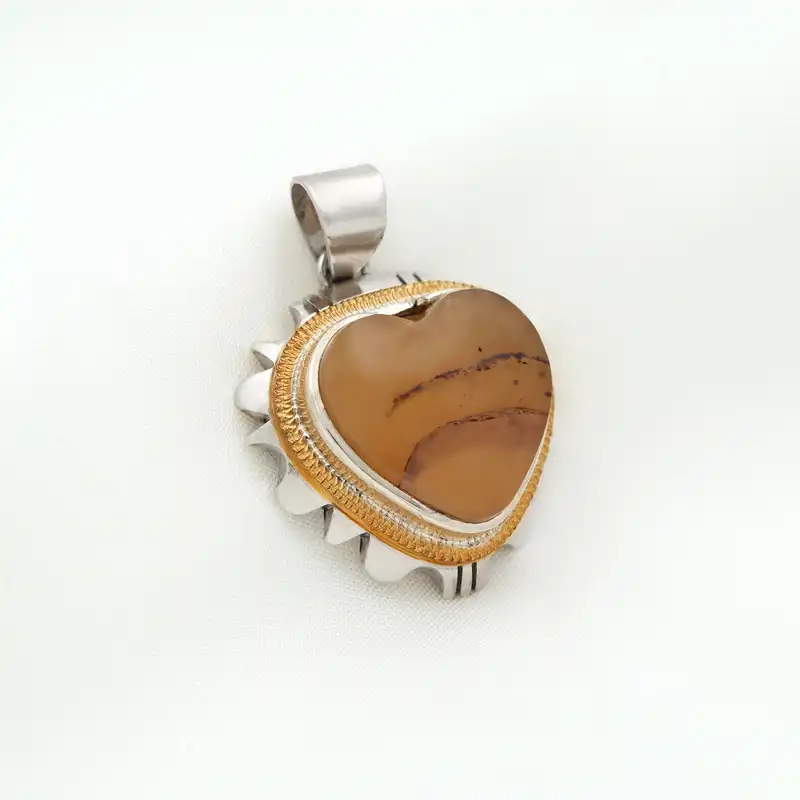 گردنبند نقره زنانه مدل عقیق کد SP-03