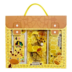 بسته لوازم تحریر مدل زرافه کد HJ-9938 مجموعه 10 عددی