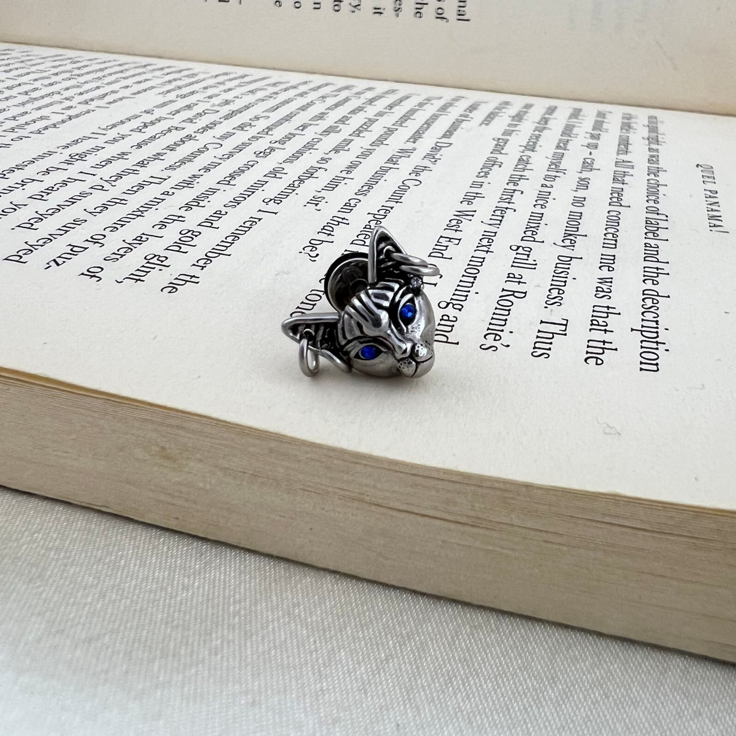 پیرسینگ گوش زنانه مدل گربه کد P4538