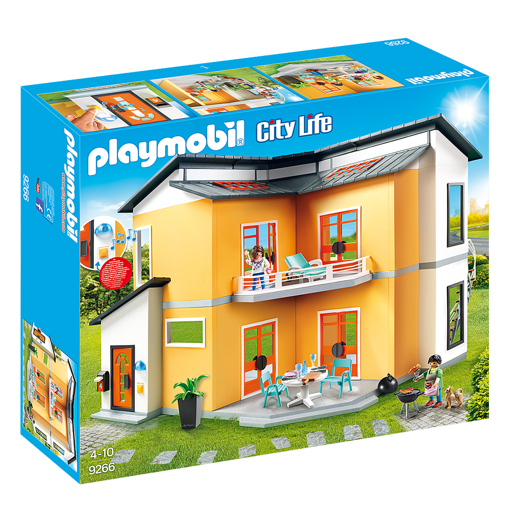 ساختنی پلی موبیل مدل 9266 City Life Modern House