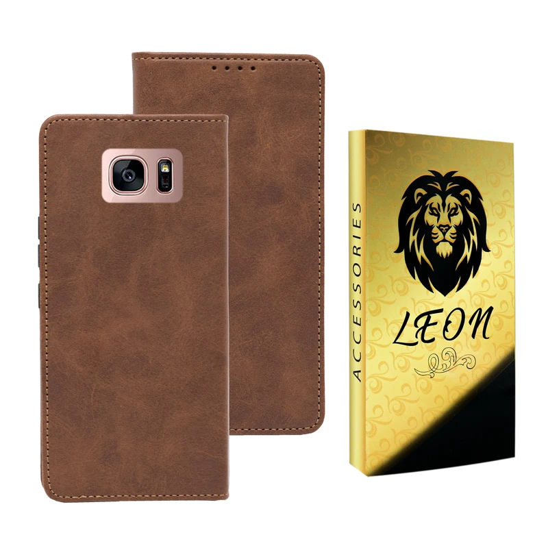 کیف کلاسوری لئون مدل Forver Yo مناسب برای گوشی موبایل سامسونگ Galaxy S7 Edge