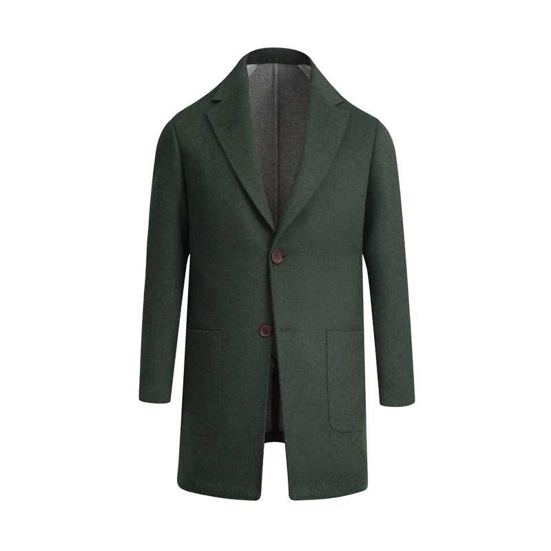 پالتو بلند مردانه کروم مدل جیب کد 2420303