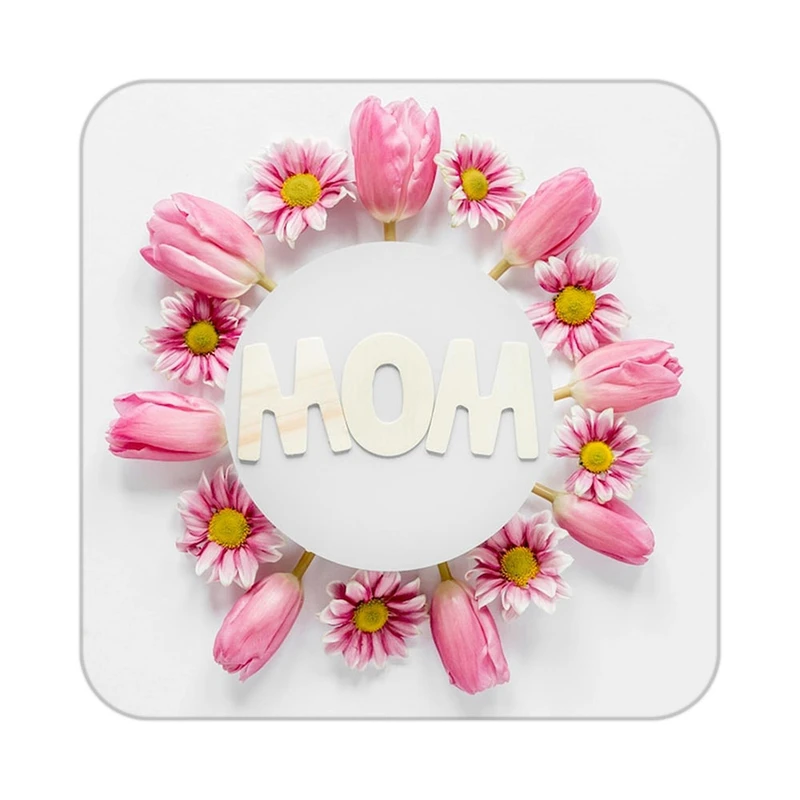 زیر لیوانی کاکتی طرح گل مدل mp19205