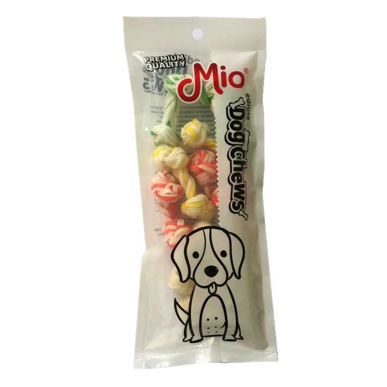 غذای تشویقی سگ میو مدل dog chews وزن 65 گرم بسته 8 عددی