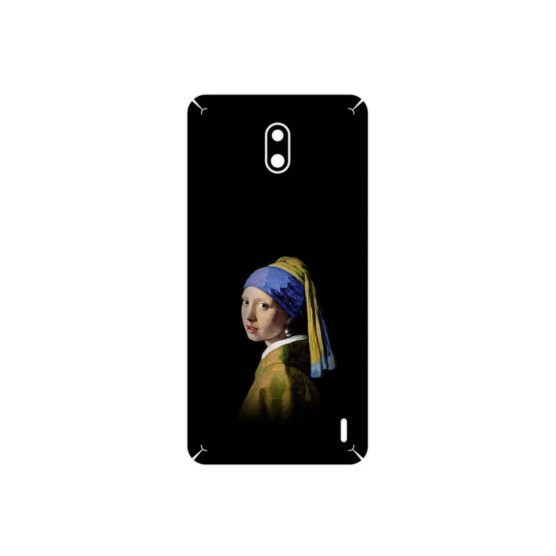 برچسب پوششی ماهوت مدل Girl with a Pearl Earring of Vermeer مناسب برای گوشی موبایل نوکیا 2