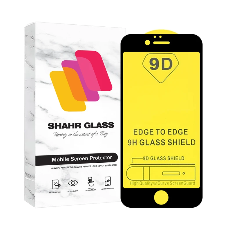 محافظ صفحه نمایش شهر گلس مدل FULLSH مناسب برای گوشی موبایل اپل iPhone 6s Plus / iPhone 6 Plus