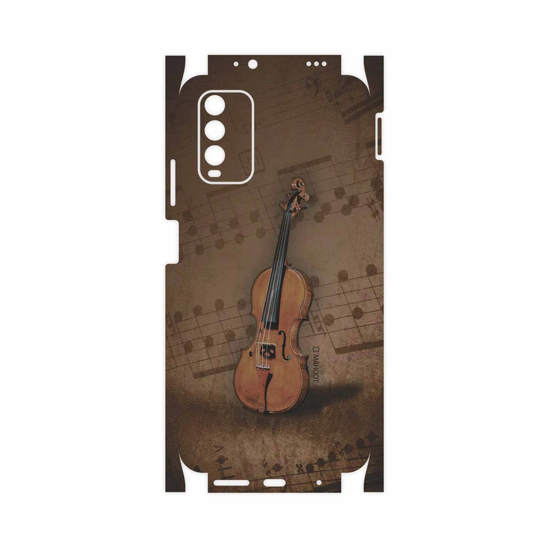 برچسب پوششی ماهوت مدل Violin-Instrument-FullSkin مناسب برای گوشی موبایل شیائومی Redmi 9T