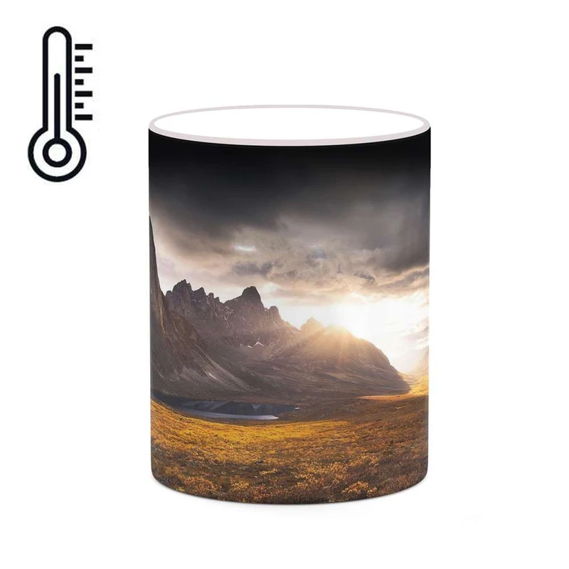 ماگ حرارتی کاکتی مدل منظره کد mgh18354