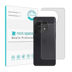 Transparent Rockspace HyGEL phone back protector suitable for OnePlus 11 mobile phone