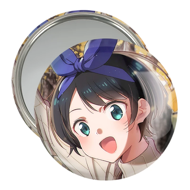 آینه جیبی خندالو مدل رکا انیمه کانوجواوکاری  کد 18200