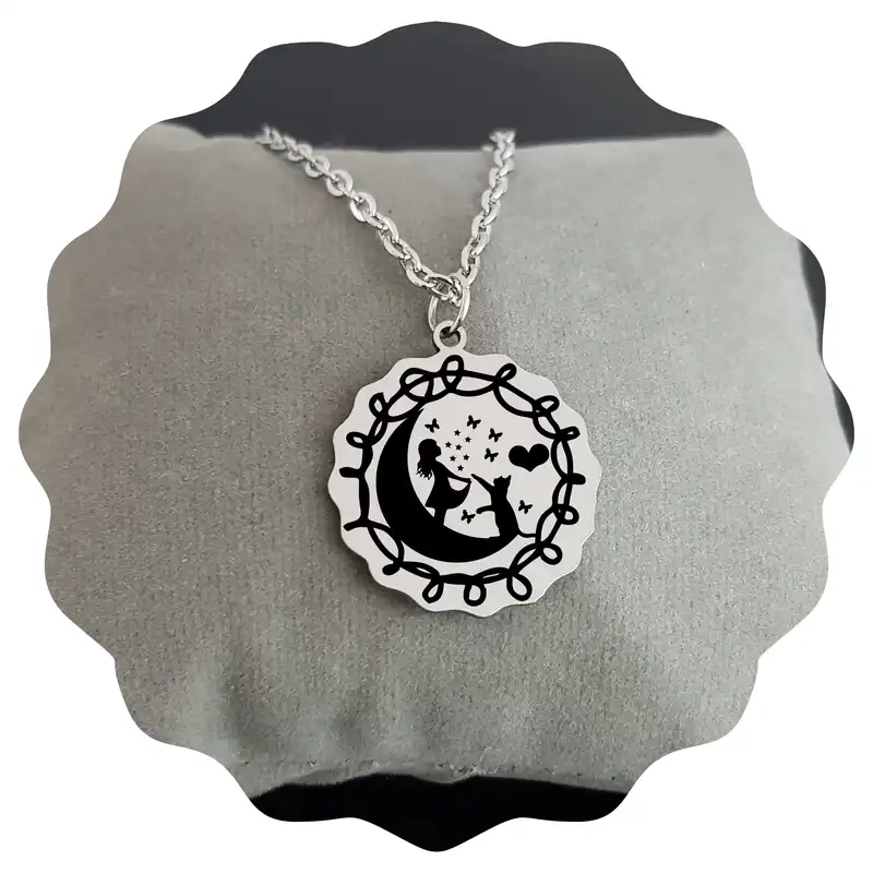 جاکلیدی گيلواره زراوشان مدل ماه و خورشید کد 06 به همراه گردنبند