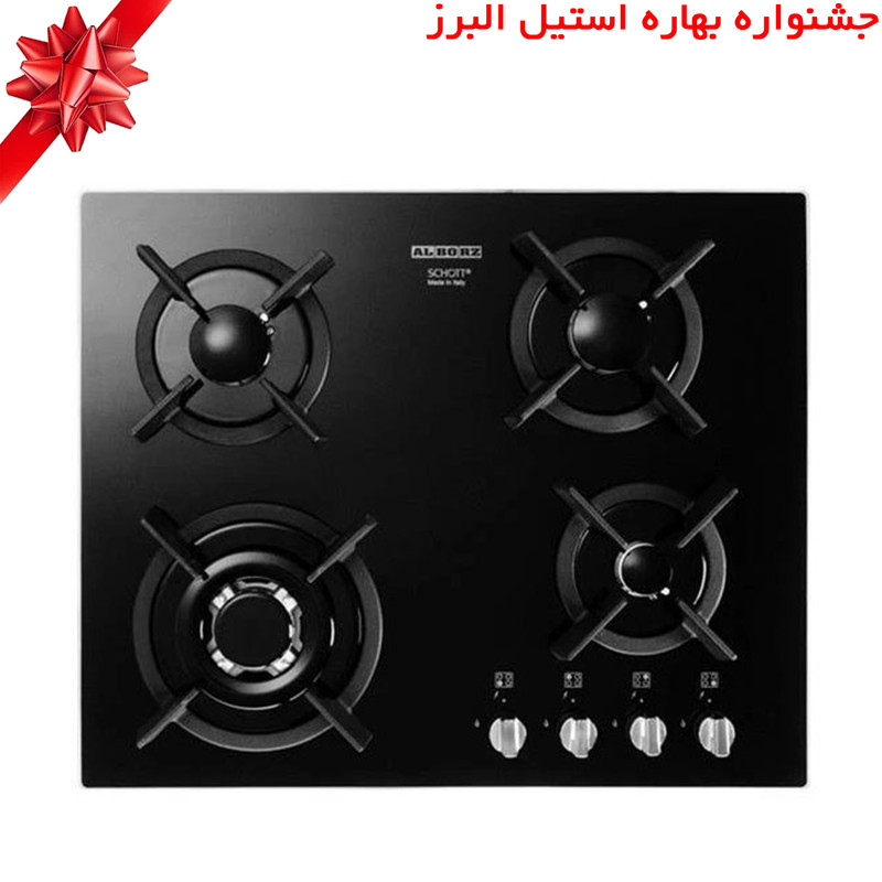 اجاق گاز صفحه ای استیل البرز مدل G4652