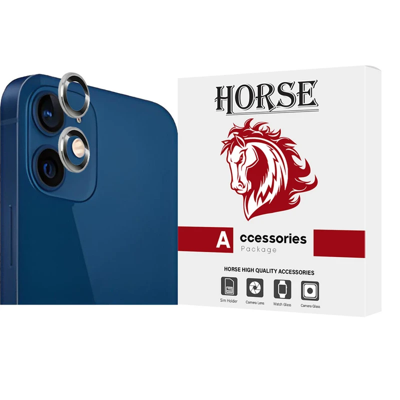 محافظ لنز دوربین هورس مدل RINGHOR مناسب برای گوشی موبایل اپل iPhone 12 mini