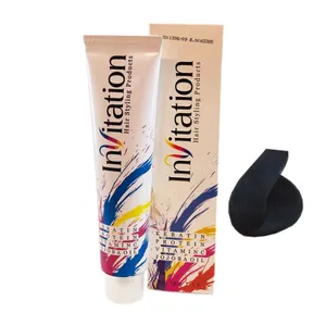 رنگ مو اینویتیشن شماره 1.1 حجم 120 میلی لیتر رنگ مشکی پرکلاغی