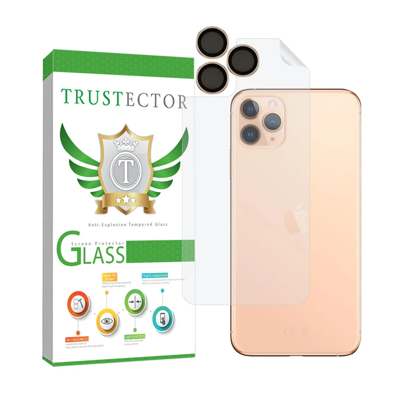 محافظ پشت گوشی تراستکتور مدل MTBRINGT مناسب برای گوشی موبایل اپل iPhone 11 pro max به همراه محافظ لنز