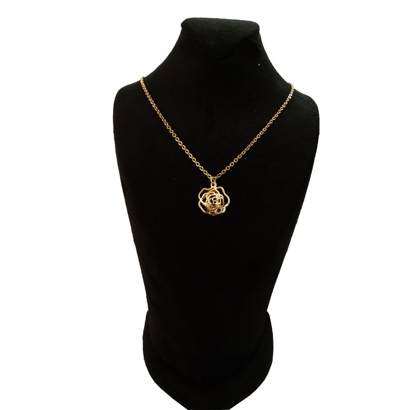 گردنبند دخترانه مدل رزگل نگین کد GRS 35 گردنبند دخترانه مدل رزگل نگین کد GRS 35