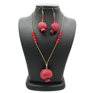 نیم ست زنانه رزالیا طرح انار طبیعی مدل SBS-22