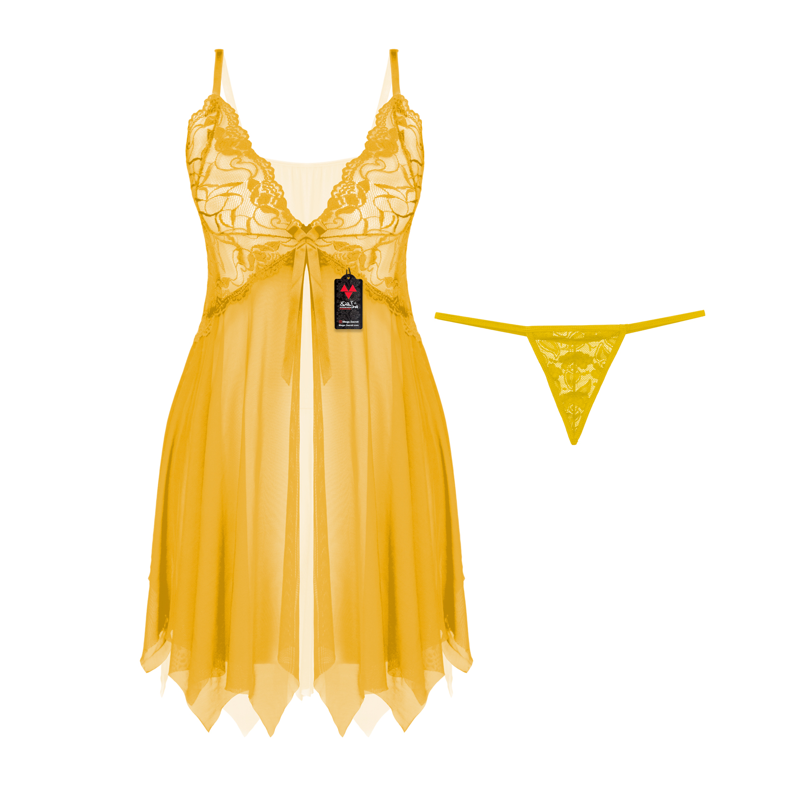 لباس خواب زنانه شباهنگ مدل Y APACHE رنگ زرد