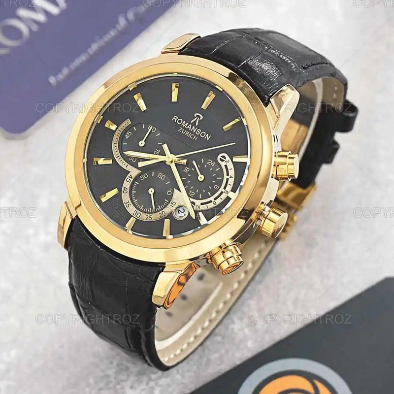 ساعت مچی عقربهای مردانه رومانسون مدل سه موتور فعال کورنوگراف 03 ساعت مچی عقربهای مردانه رومانسون مدل سه موتور فعال کورنوگراف 03