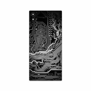 MAHOOT Black Printed Circuit Board Cover Sticker for Sony Xperia XA1 Ultra