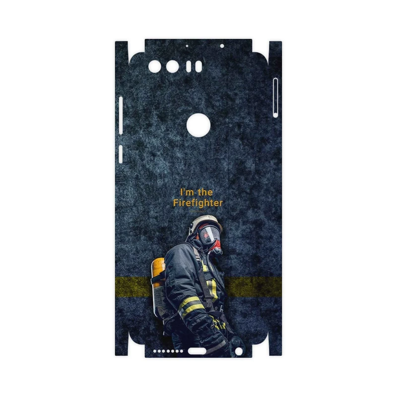 برچسب پوششی ماهوت مدل Firefighter-FullSkin مناسب برای گوشی موبایل آنر 8