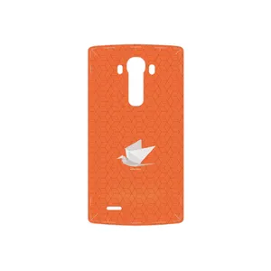 MAHOOT Minimalist origami bird Cover Sticker for LG G3