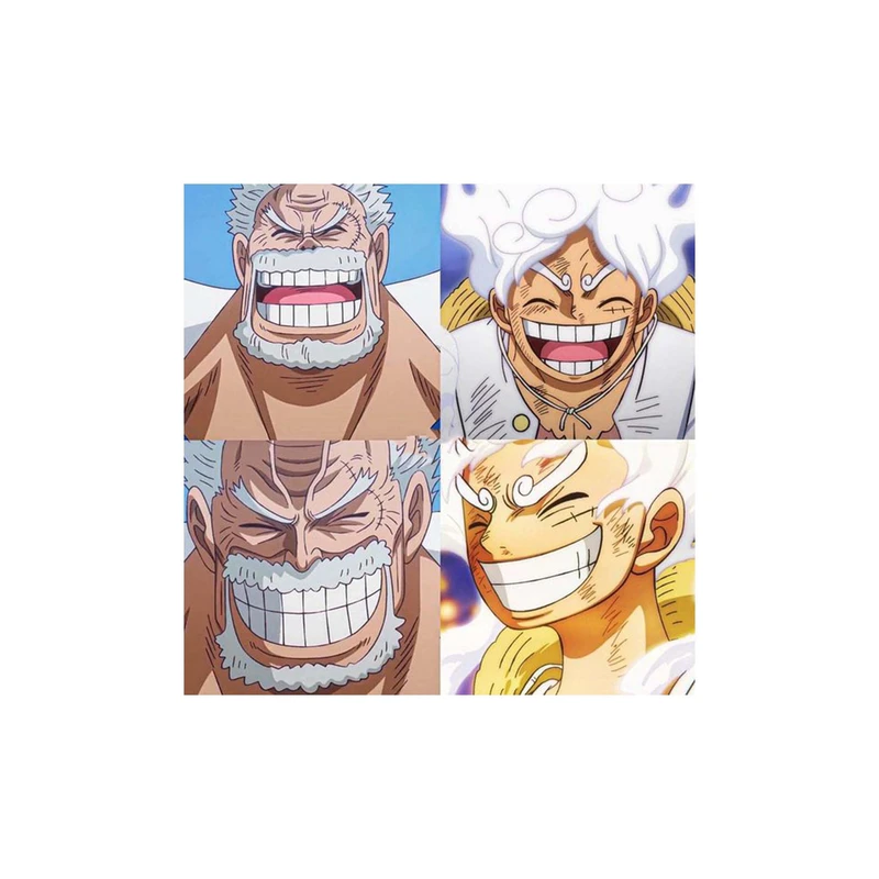 استیکر لپ تاپ و موبایل مدل انیمه طرح وان پیس مانکی دی گارپ One Piece Monkey D Garp کد 3673