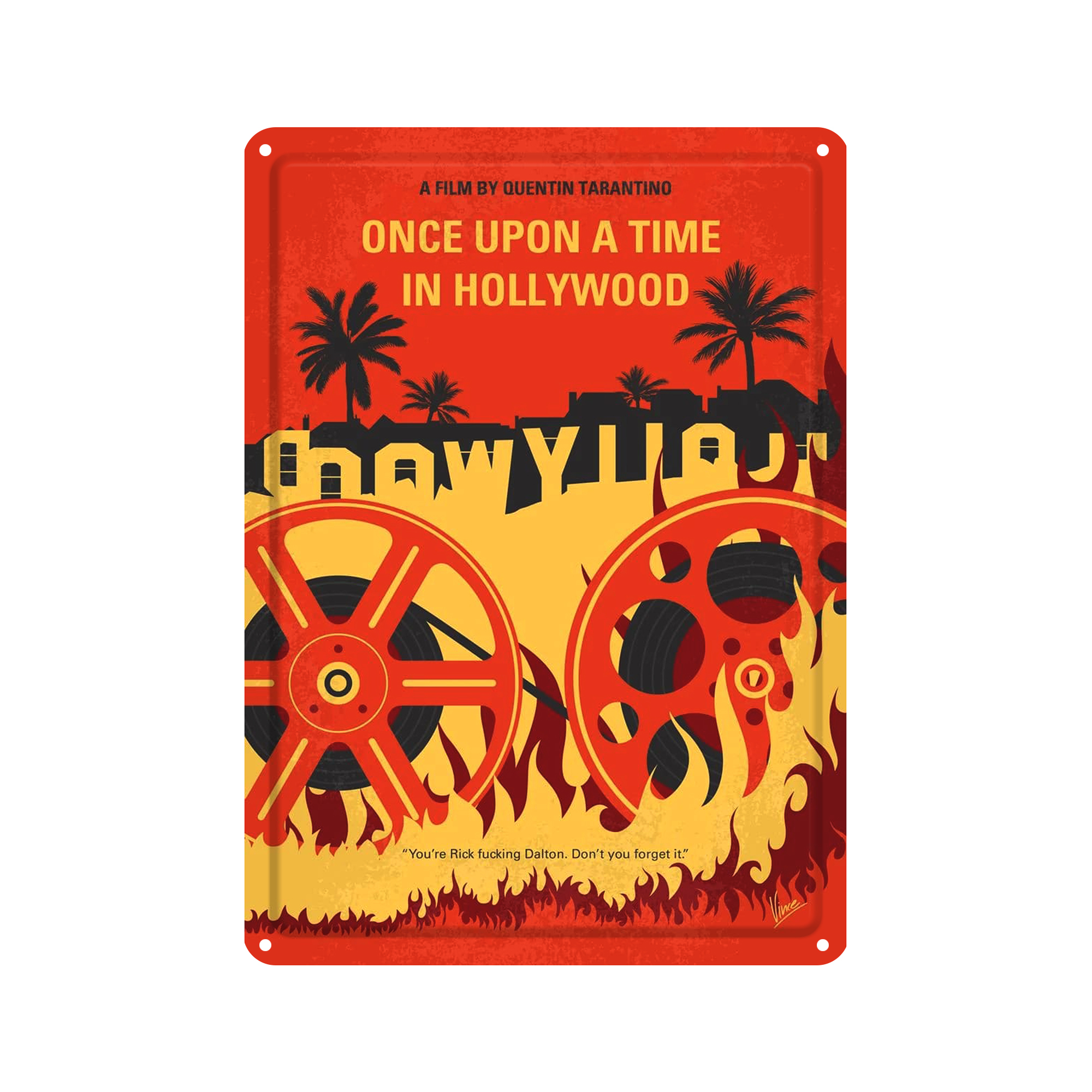 دیوارکوب مدل روزی روزگاری در هالیوود کد s 1103 once upon a time in hollywood