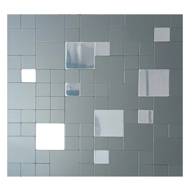 دیوارپوش مدل تایل بین کابینتی پشت چسبدار کد 20021 بسته 11 عددی