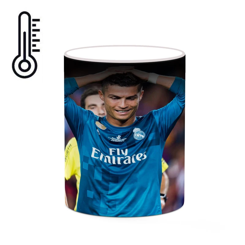ماگ حرارتی کاکتی طرح Ronaldo رونالدو مدل mgh43093
