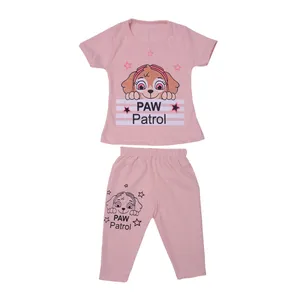 ست تی شرت و شلوار دخترانه مدل paw patrol کد 36