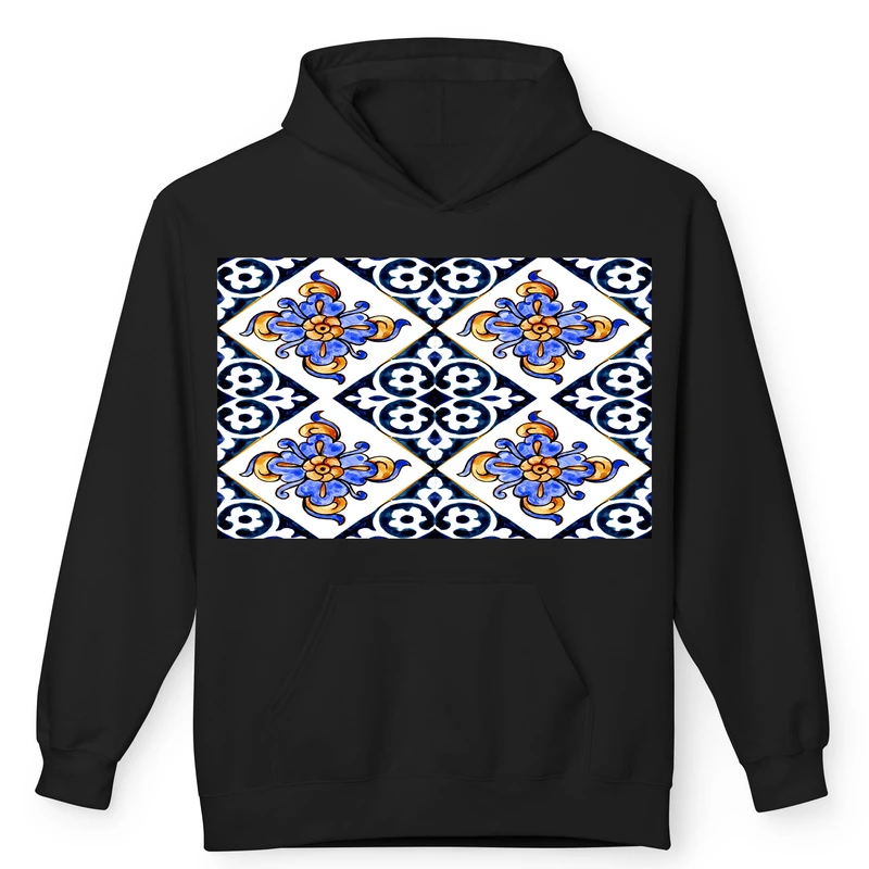 هودی مردانه پاد آفرین مدل فرش و گلیم و کاشی کد 1120