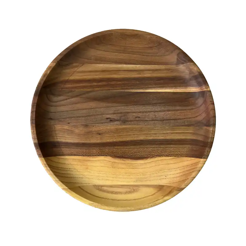 شیرینی خوری چوبی مدل پایه دار طرح گرد