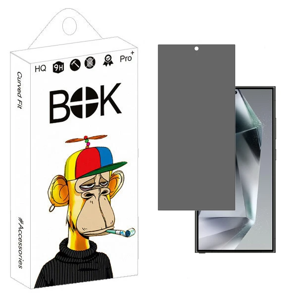 محافظ صفحه نمایش حریم شخصی بوک مدل Privacy Guard مناسب برای گوشی موبایل سامسونگ galaxy s24 ultra