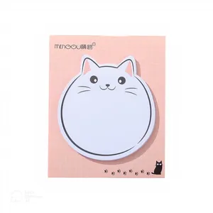 کاغذ یادداشت چسب دار مدل فانتزی طرح گربه کد 06