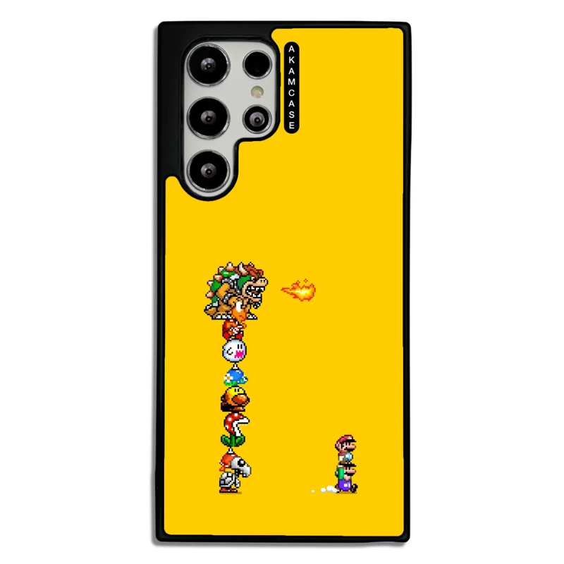 کاور آکام مدل AMC-WSGS22U-SUPER MARIO4 مناسب برای گوشی موبایل سامسونگ Galaxy S22 Ultra