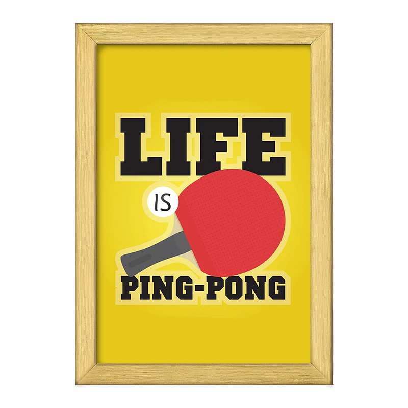 تابلو خندالو طرح پینگ پنگ Ping Pong کد 27989